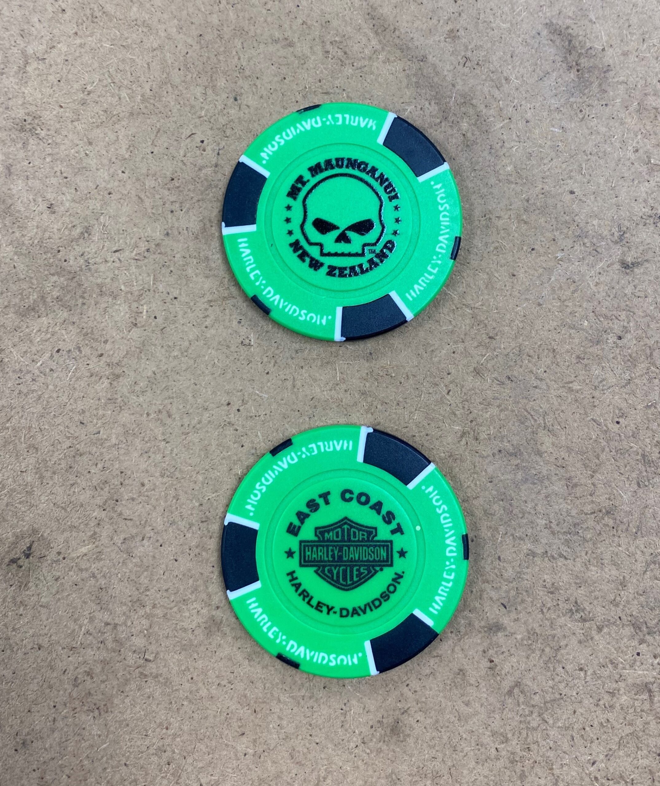 East Coast H-D Dealer Poker Chips